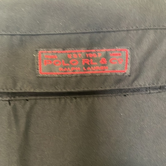 Polo by  Ralph Lauren black fleece polyester jacket - Picture 6 of 9